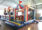 Aufblasbare Zirkusclown-Spaßstadt, neues Design, aufblasbarer Clown-Multiplay-Vergnügungspark zum Verkauf