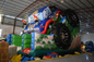 Langlebige aufblasbare Rutsche für Monster Trucks/Trockenrutsche für SUV-Expeditionsautos mit Digitaldruck