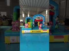 Zeichentrickfilm PVC 4x3m Aufblasbare Kombos Baby Jump Aufblasbare Sprungburg