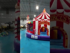 Clown-thematische 5,2x5m aufblasbare Kombos für Erwachsene Sprunghaus