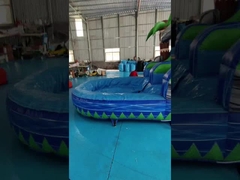 EN14960 8x3x4m aufblasbare Wasserrutschen Innenraum aufblasbare Wassersprunghaus