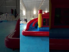 EN14960 Feuerdichte kommerzielle aufblasbare Kombo-Wasserrutschen