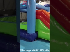 Heißer Verkauf aufblasbares Sprunghaus mit Rutsche Combo aufblasbare Sprungburg mit trockener Rutsche für Kinder