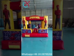 Aufblasbares Sprunghaus Spiderman Held Cartoon Aufblasbares Trampolin Sprunghaus Schloss für Kinder