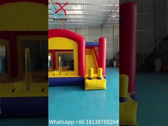 Aufblasbares Sprunghaus mit Trockenrutsche Komisch Aufblasbare Burg Aufblasbare Trampoline für Kinder