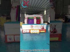Kommerzielle 0,55 Pvc Digitaldruck aufblasbare Trockenslide Mickey Mouse Zeichentrickfilm aufblasbare Burg