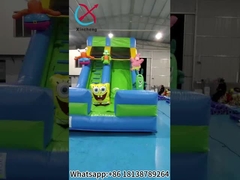 Aufblasbare Trockenrutschen SpongeBob SquarePants Aufblasbare Burg