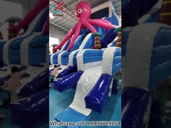 Aufblasbare Rutschen Octopus Aufblasbare Doppeltrockenrutschen Außen