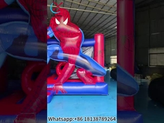 Spiderman-Themen aufblasbar Sprunghaus Schloss Sprunghaus