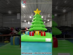 Aufblasbare Weihnachtsbaum Sprungfläche Aufblasbare Sprungburg