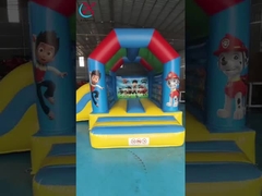 Aufblasbare Pfote Patrouille Sprung-Sprung-Schloss mit Rutschkombination für Kinder