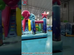 Aufblasbares Ozean-Sprunghaus mit Rutschenkombination Aufblasbares Haus für Kinder