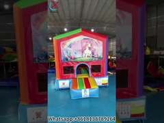 Aufblasbares Sprungschloss aufblasbarer Aussteiger für Kinder