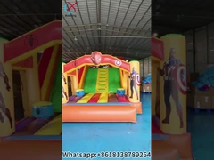 Fabrik kommerzielles aufblasbares Sportspiel Spider-Man Spiel Sprungschloss
