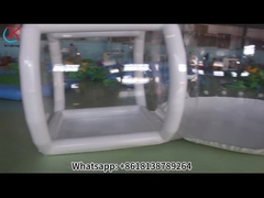 Aufblasbares Blaszelt mit Tunnel aufblasbares transparentes Blaszelt