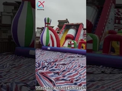 Riesiger Zirkus-Hüpfburg-Fun-City-Hüpfburg-Rutsche-Burg