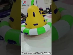 Luftdichte aufblasbare Gyro-Spiele, aufblasbares Schneebirnenmodell, Wasserwippe, Trampolin