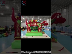 Dinosaurier-Sprunghaus Kinder Innenraum-Sprunghaus Mini-Sprungburg