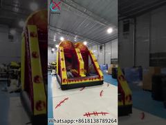 Ein genauerer Blick: Kommerzielle aufblasbare Spiele Basketball Criss Cross Toss Game Double Shots