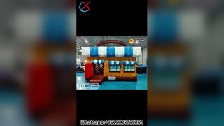 Barber Shop Hüpfburg, lustige Kinderparty-Vermietung