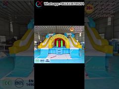 Commercial Grade Double Slide Bounce House Rental Solution