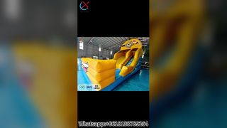 Riesige aufblasbare Minion-Rutsche für Kinderveranstaltungen