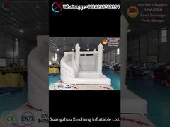 Premium White Inflatable Wedding Bounce Castle for Events