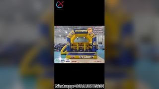 Minions-Hüpfspielspaß für Kinderpartys