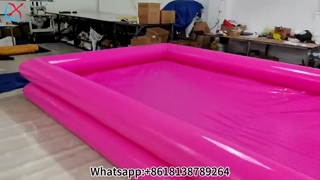 Maßgeschneiderter rosa aufblasbarer Poolparty-Spaß!