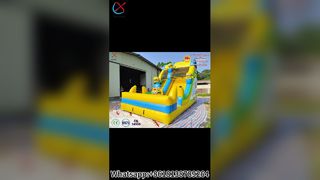 Aufblasbare Minion-Rutsche für den Verleih von Kinderpartys