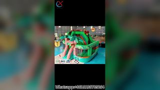 Jungle Adventure aufblasbare Hüpfburg mit Rutsche