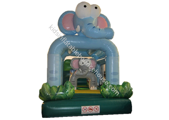 Netter Elefant-federnd aufblasbares Sprungs-Haus für Kindergarten/Familien-Partei