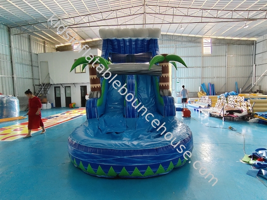 EN14960 8x3x4m aufblasbare Wasserrutschen Innenraum aufblasbare Wassersprunghaus