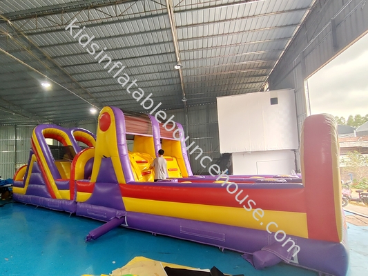 Pvc-Platten aufblasbare Hindernisbahnen im Freien Hinterhof Spaß Laufen Sport für Kleinkinder