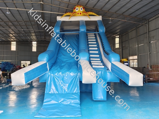 Commercial Outdoor Riesen aufblasbare Wasserrutsche Oktopus Cartoon aufblasbare Wasserrutsche für Kinder und Erwachsene