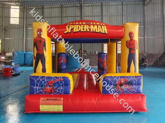 Neues Design aufblasbares Sprunghaus Spiderman Held Karikatur aufblasbares Trampolin Sprunghaus Schloss für Kinder