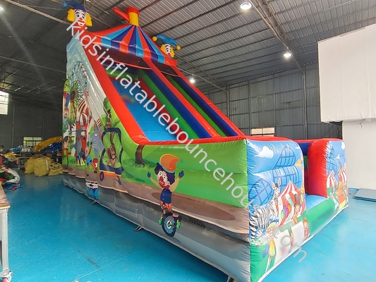 Digitale Druckerei aufblasbare große Folien Clown Zirkus Druck aufblasbare Folien Schloss für Kinder