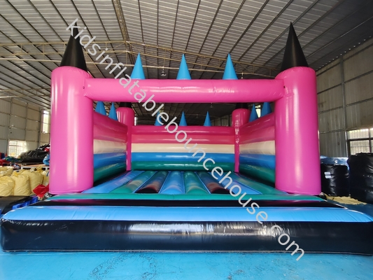 Gewerbliche Outdoor-Riese Aufblasbares Sprunghaus Farbenfrohe Hochzeit Aufblasbare Große Sprungburg Für Kinder Und Erwachsene