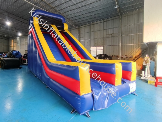 Gewerbliche 0,55mm PVC Plane Riesen aufblasbare Rutschen Außen aufblasbare Wasserrutschen Schloss für Kinder und Erwachsene