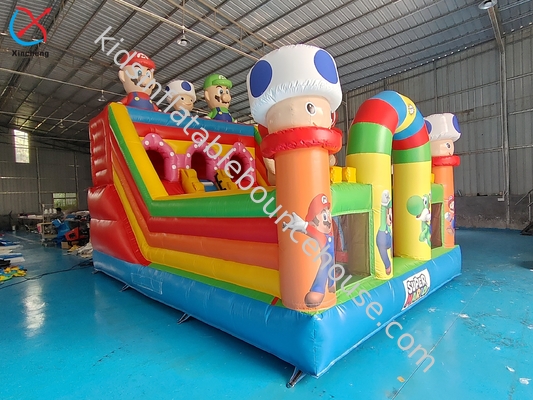 Individuell aufblasbare Rutschen Spielplatz Super Mario Park aufblasbare Sprunghaus