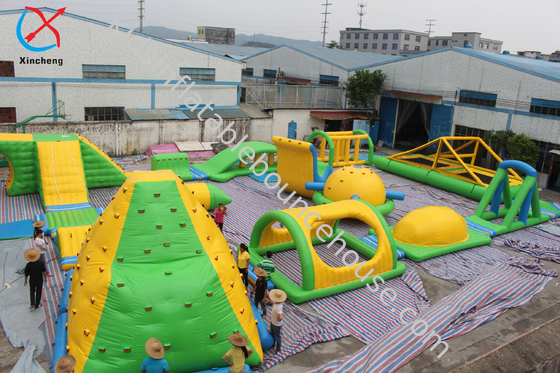 Fabrik Riese 0,9mm PVC aufblasbarer Wasserpark schwimmender Meer oder See aufblasbarer Wasserpark