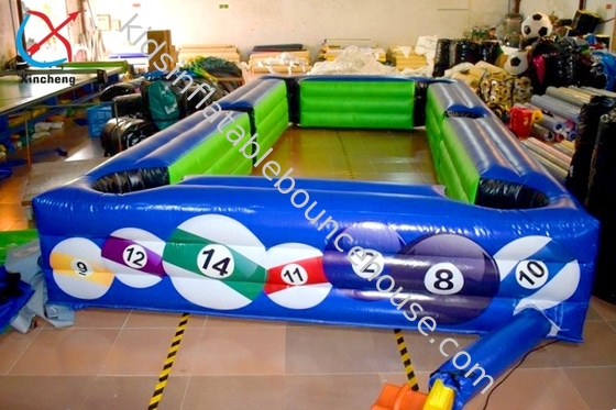 Individuelle aufblasbare Snooker-Sportspiele Interaktive aufblasbare Sportspiele