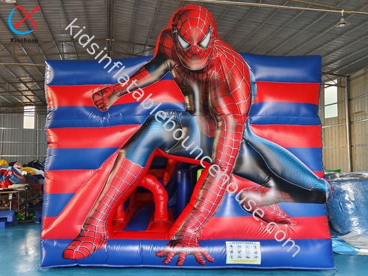 Aufblasbare Combo Castle Spiderman Sprunghaus mit Rutsche