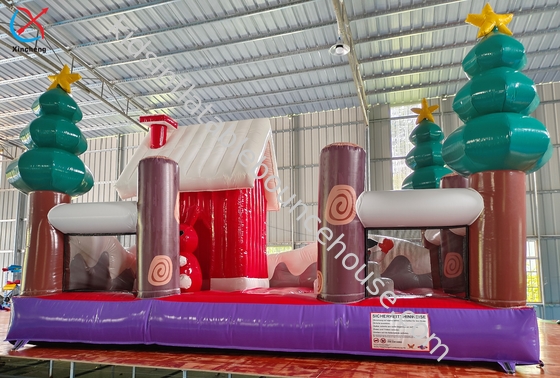 Hersteller Aufblasbarer Türsteher Weihnachtshaus Aufblasbarer Türsteher Haus für Kinder