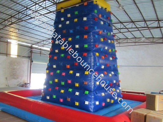 Fabrik Gewerbliche aufblasbare Kletterwand feuerfeste PVC-Platte für Kinder