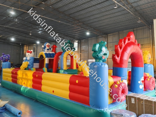 Custom Kitty Katze Doraemon Aufblasbare Spielstadt Aufblasbares Haus Schieberad Schloss Für Die Kinder