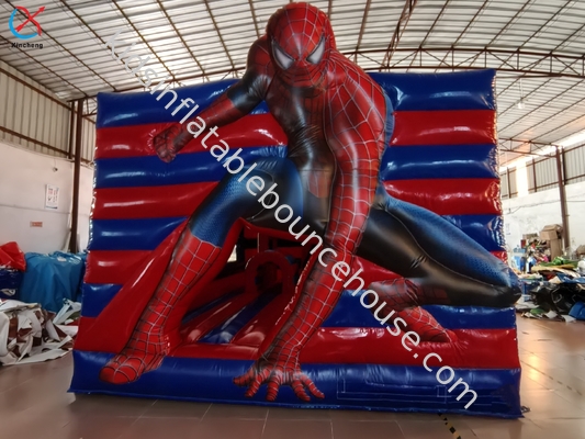 Fabrik aufblasbarer Spiderman Sprunghaus mit Schieberegler aufblasbares Schloss