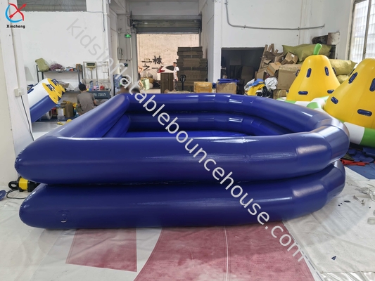 Anbieter PVC-Großbecken aufblasbare Teile Doppelschicht-Schwimmbad Außenbereich
