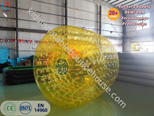 Aufblasbarer Zorb Ball Transparent PVC Mensch Hamster Ball für Outdoor Erwachsene
